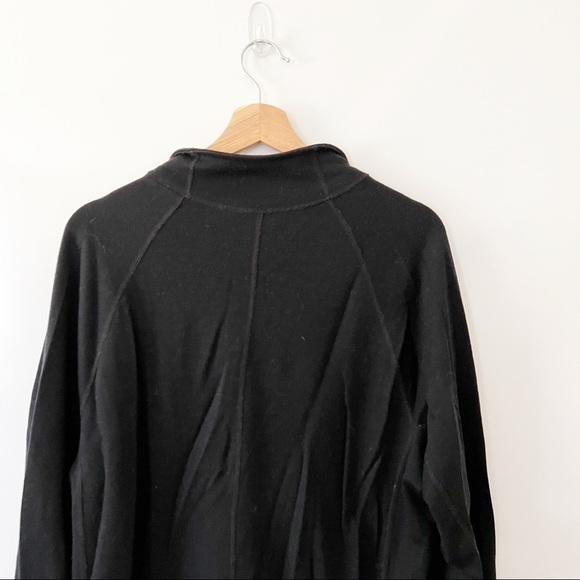 ibex Merino Wool Quarter Zip Pullover Sweatshirt - Picture 4 of 9